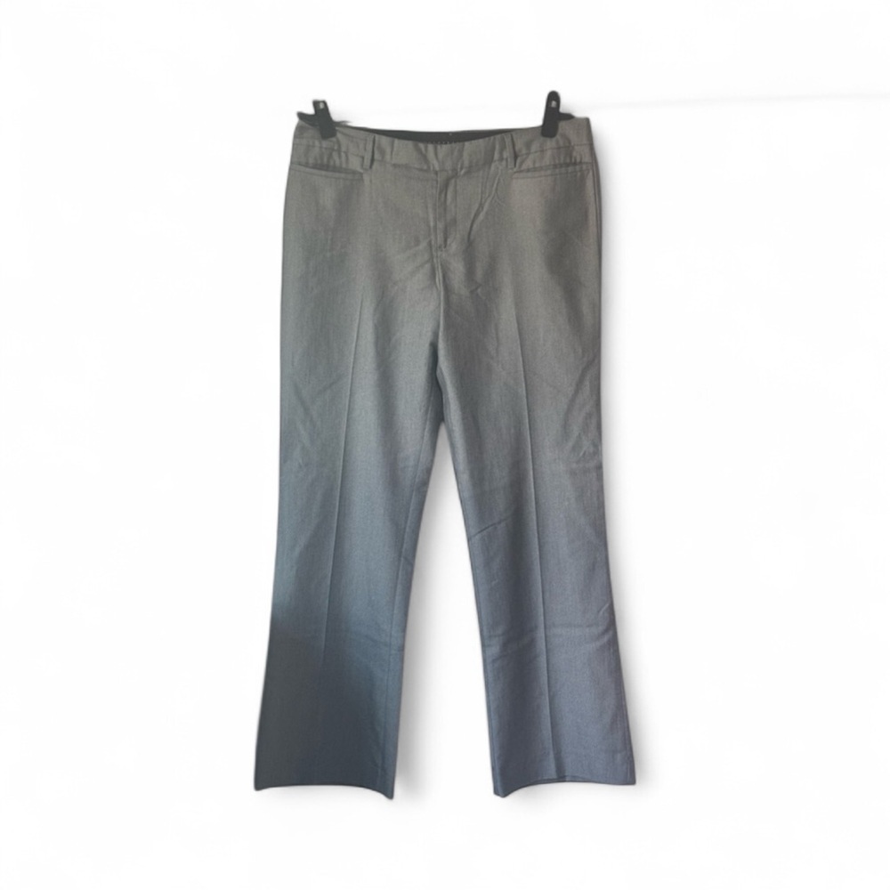 GAP Modern Boot Gray Dress Pants Size 10 Long